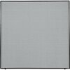 Global Industrial 60-1/4W x 60H Office Partition Panel, Gray 238639GY